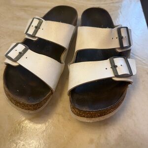 Birkenstock White Sandals